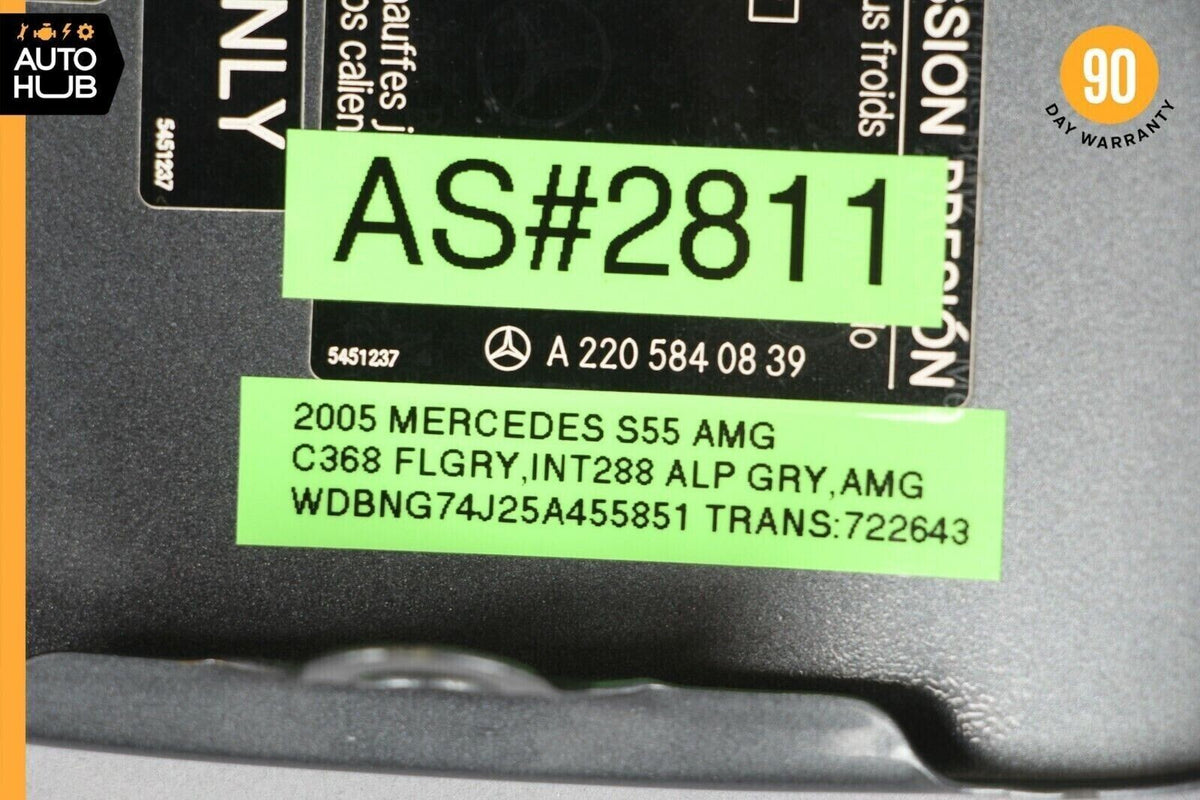 00-06 Mercedes W220 S55 AMG S500 S600 Fuel Gas Tank Door Lid Cover OEM - photo 12