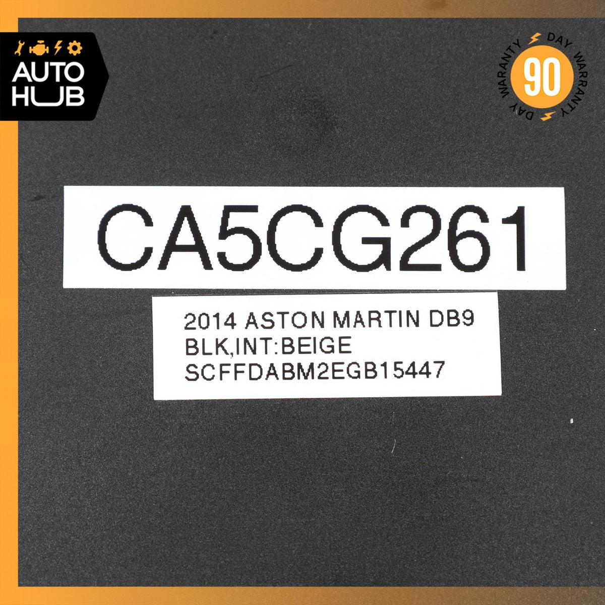 10-16 Aston Martin DB9 DBS Volante Roof Convertible Top Module Control OEM 22k - photo 9