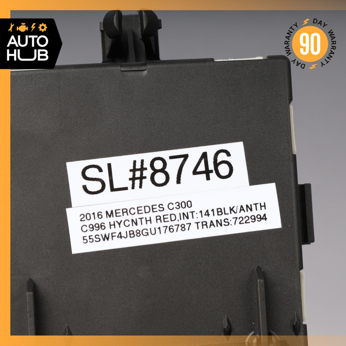 16-19 Mercedes W205 C300 C350e Rear Left Driver Side Door Control Module OEM 69k - photo 8