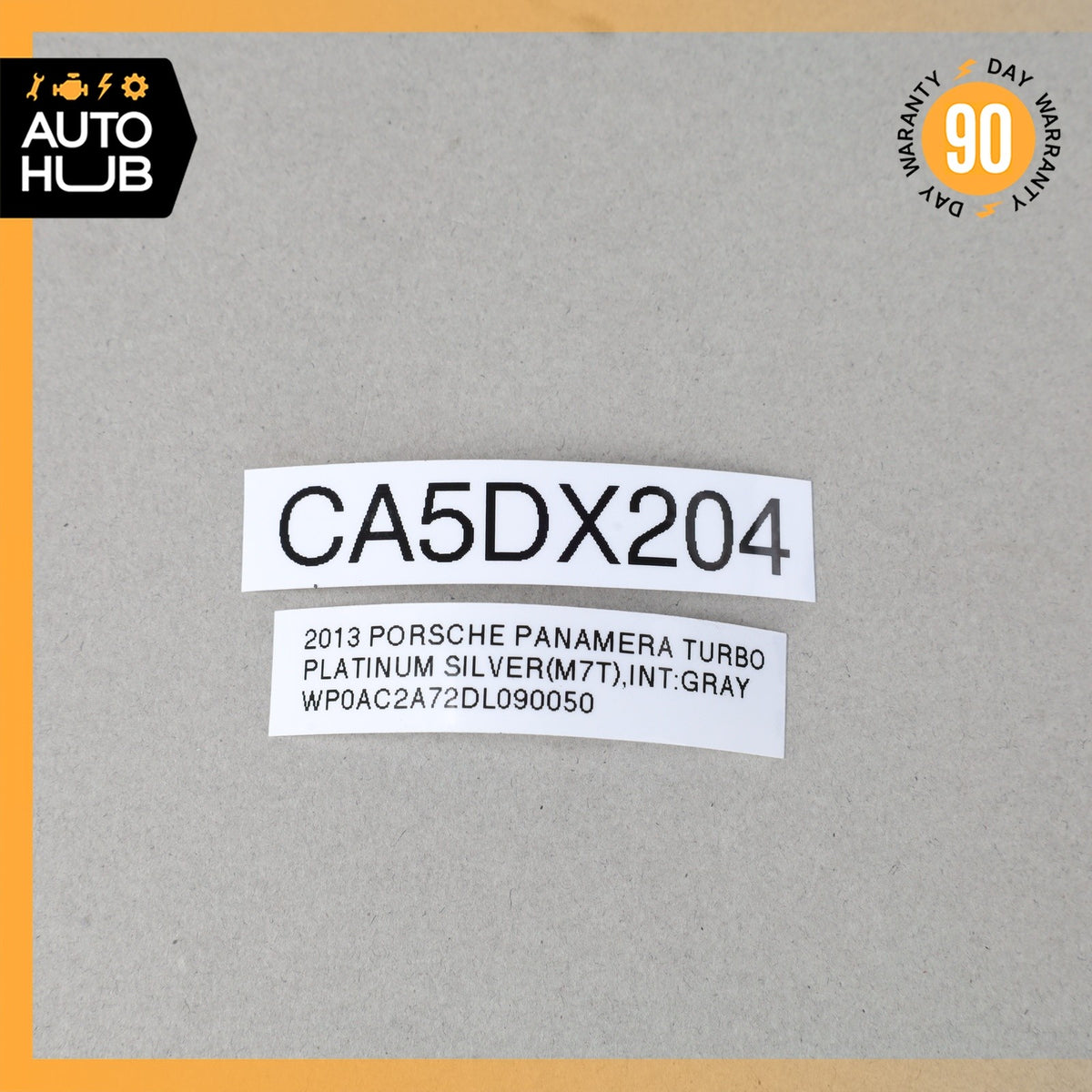 10-13 Porsche Panamera 970 Trunk Tailgate Release Open Handle w/Camera OEM 68k - photo 16