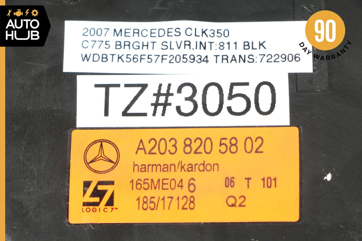 01-09 Mercedes W209 CLK350 CLK500 C350 Door Sound Audio Speaker 2038205802 OEM - photo 12