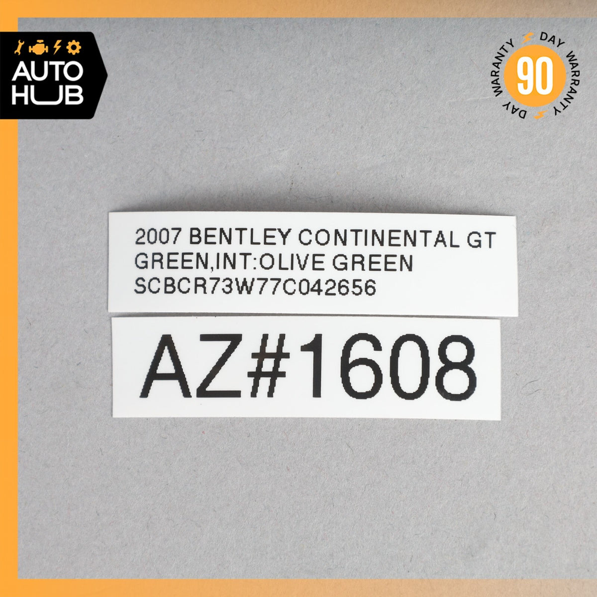 03-10 Bentley Continental GT GTC Front Left or Right Side Seat Cover Trim OEM - photo 12