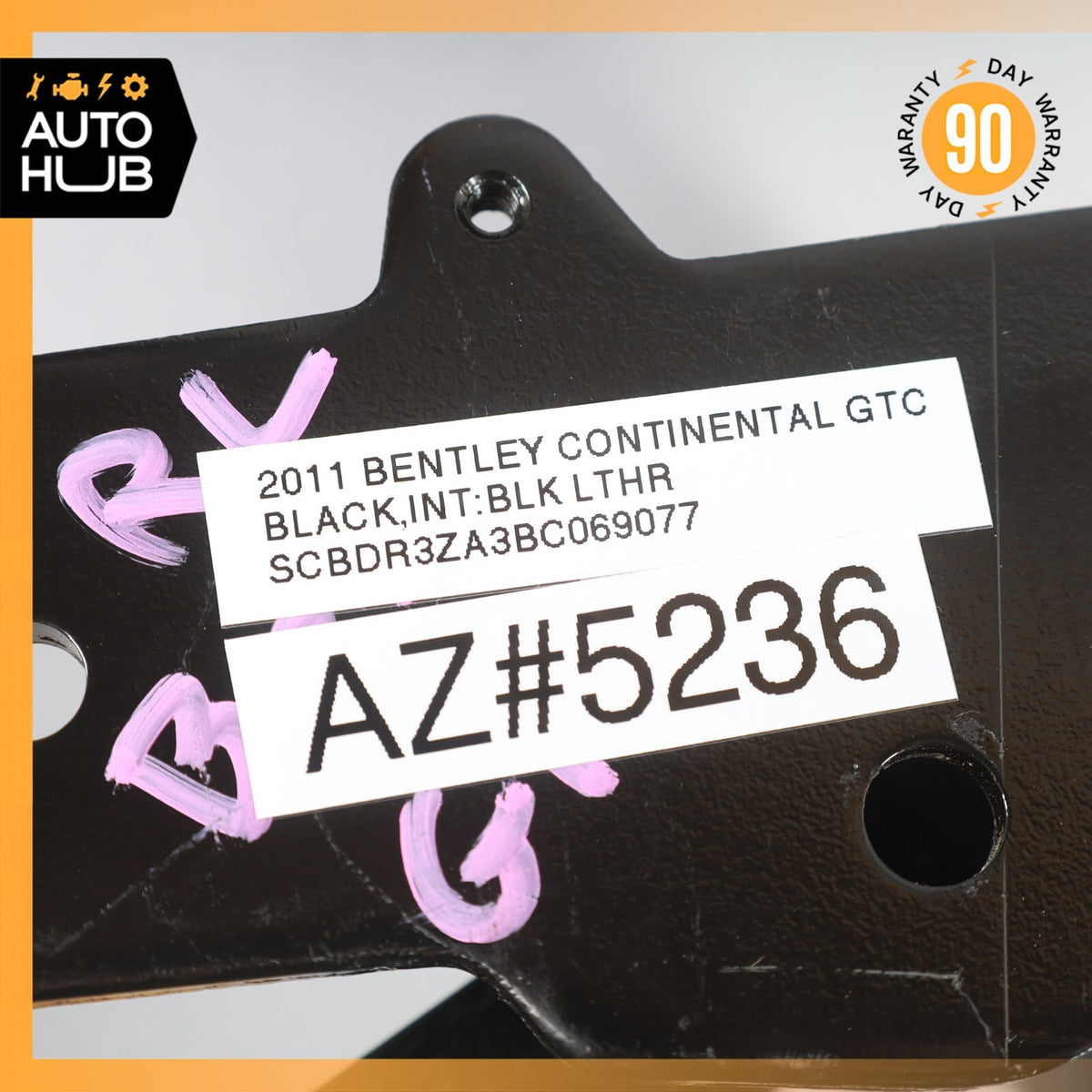 Bentley Continental GTC Convertible Left & Right Decklid Hinge Frame Set OEM 59k - photo 18