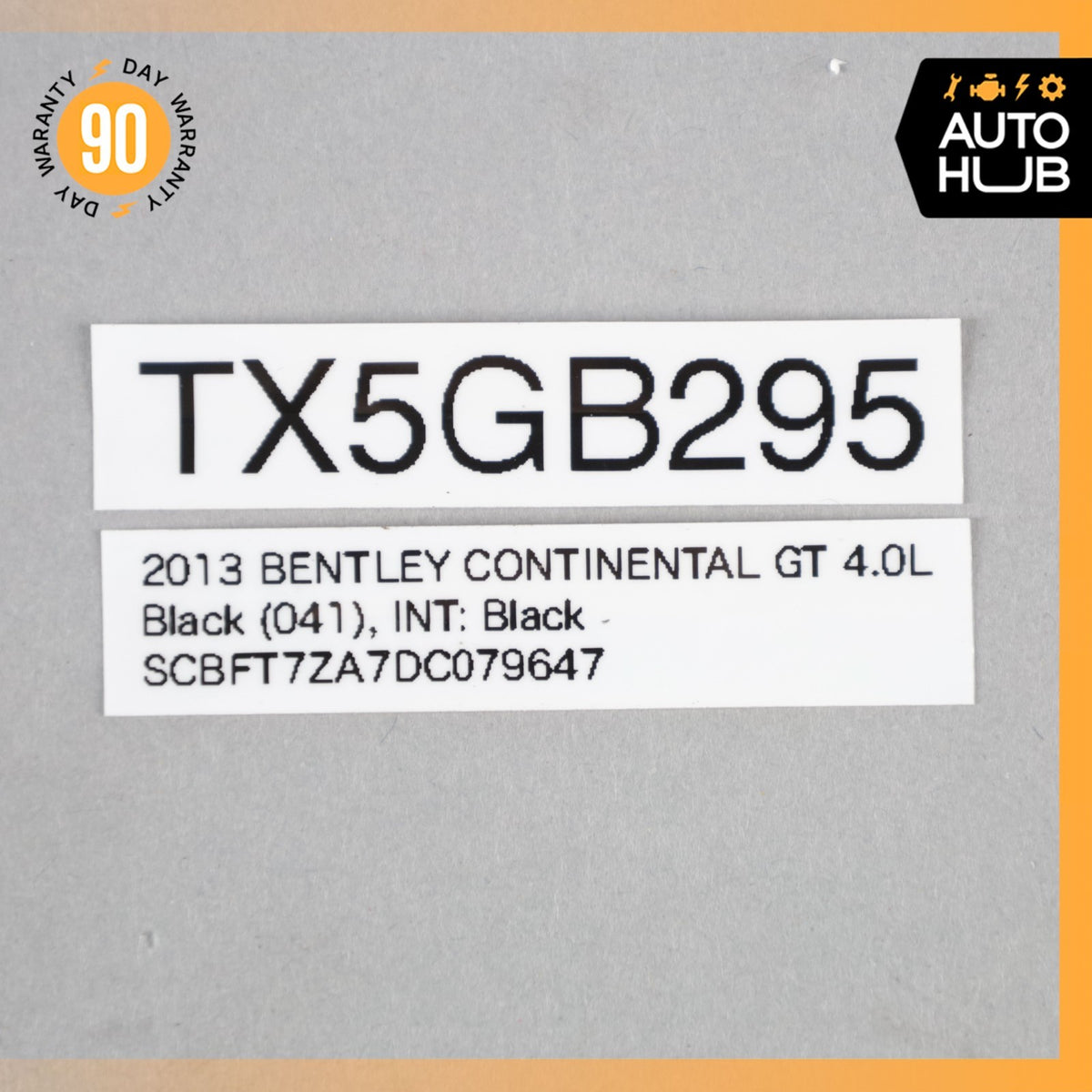 13-18 Bentley Continental GT Flying Spur 4.0L Fuel Canister Valve w/ Hose OEM - photo 15