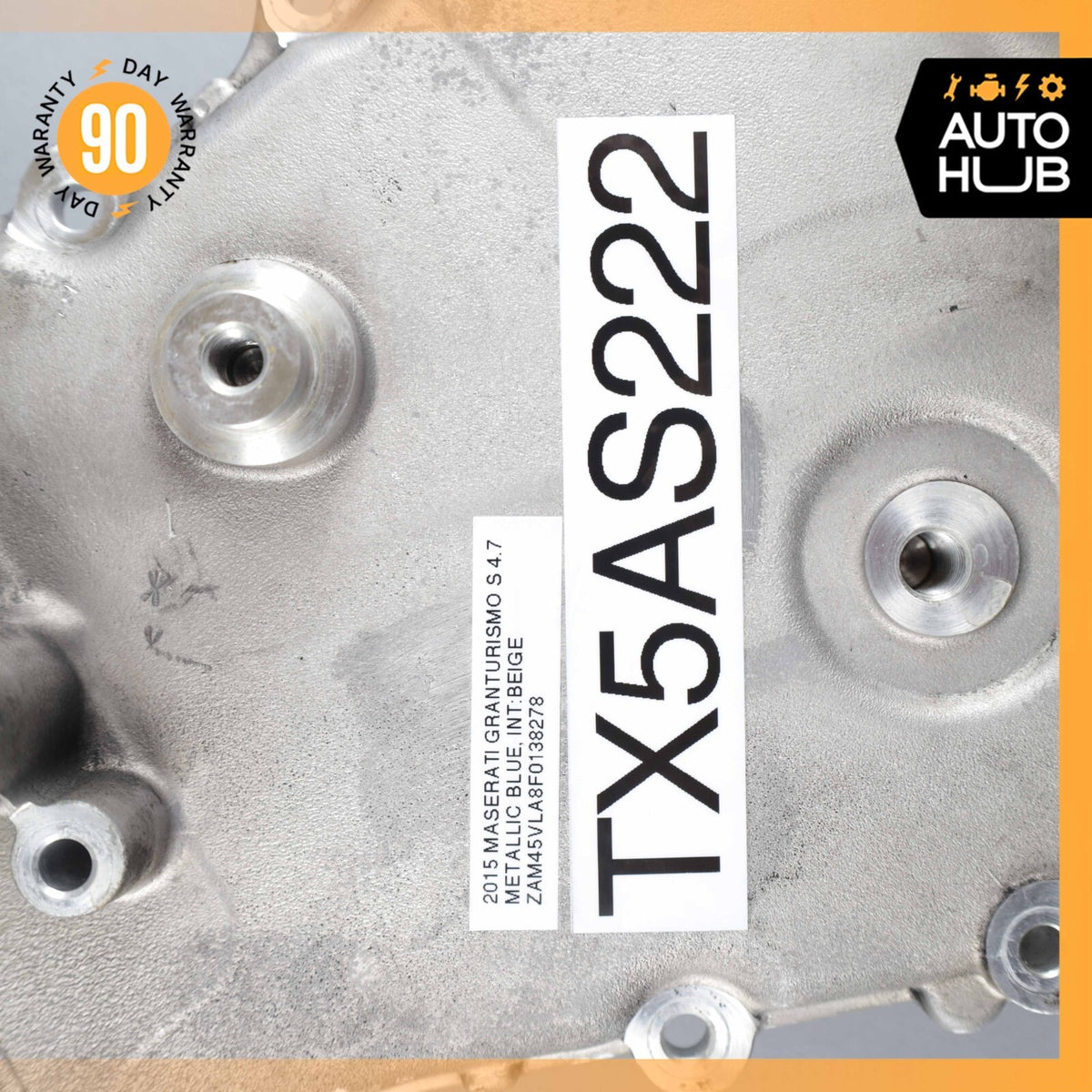 09-19 Maserati GranTurismo Quattroporte 4.7L Engine Motor Timing Cover OEM 29k - photo 13