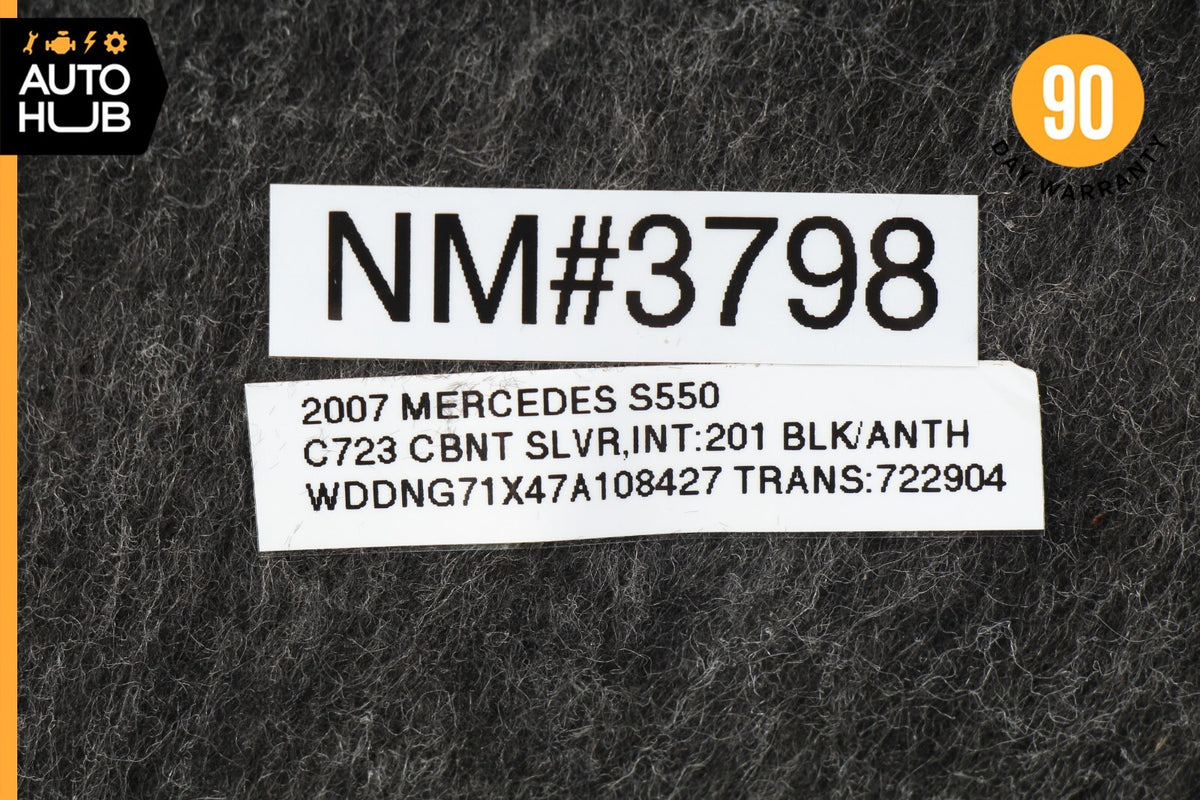 07-09 Mercedes W221 S550 S63 AMG Dash Board Dashboard Glove Box Compartment OEM - photo 12