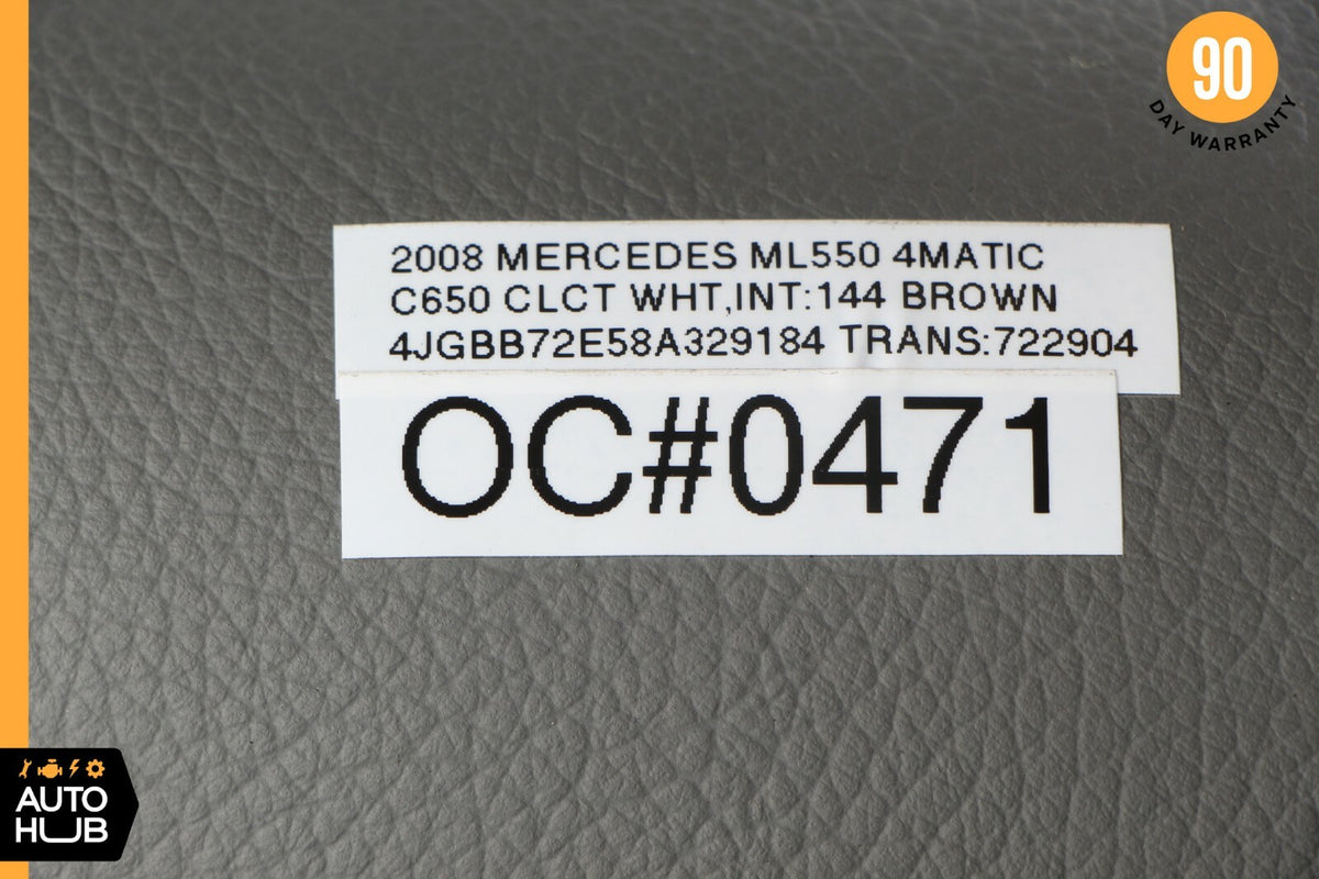 07-09 Mercedes W221 S550 S450 Front Right or Left Seat Headrest Head Rest Gray - photo 12
