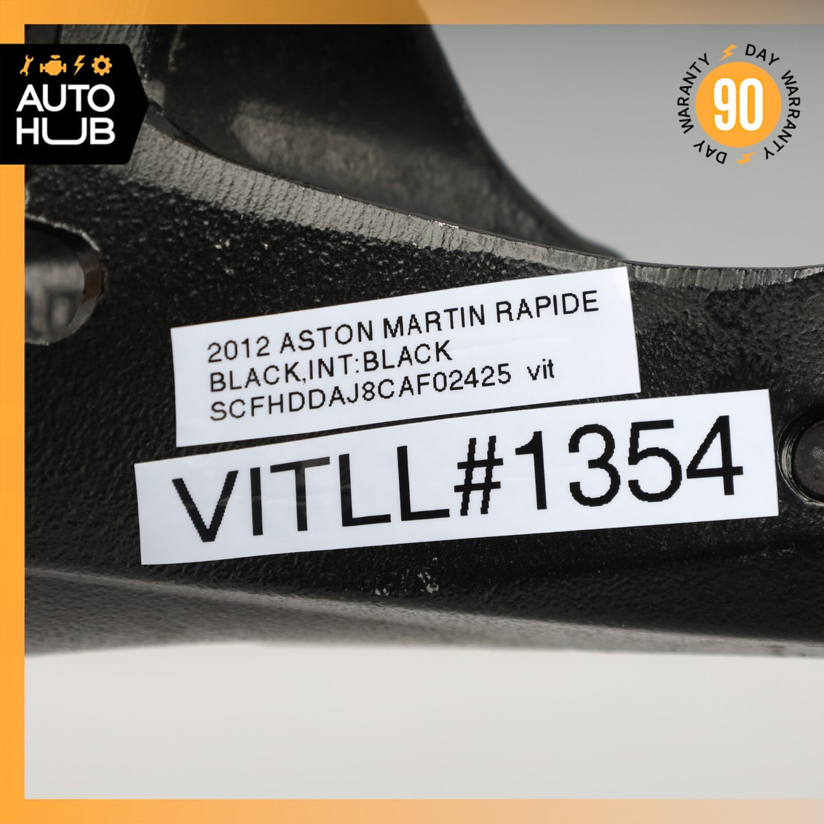 08-12 Aston Martin Rapide DBS DB9 Front Cross Brace Bar Right Side Bracket OEM - photo 13
