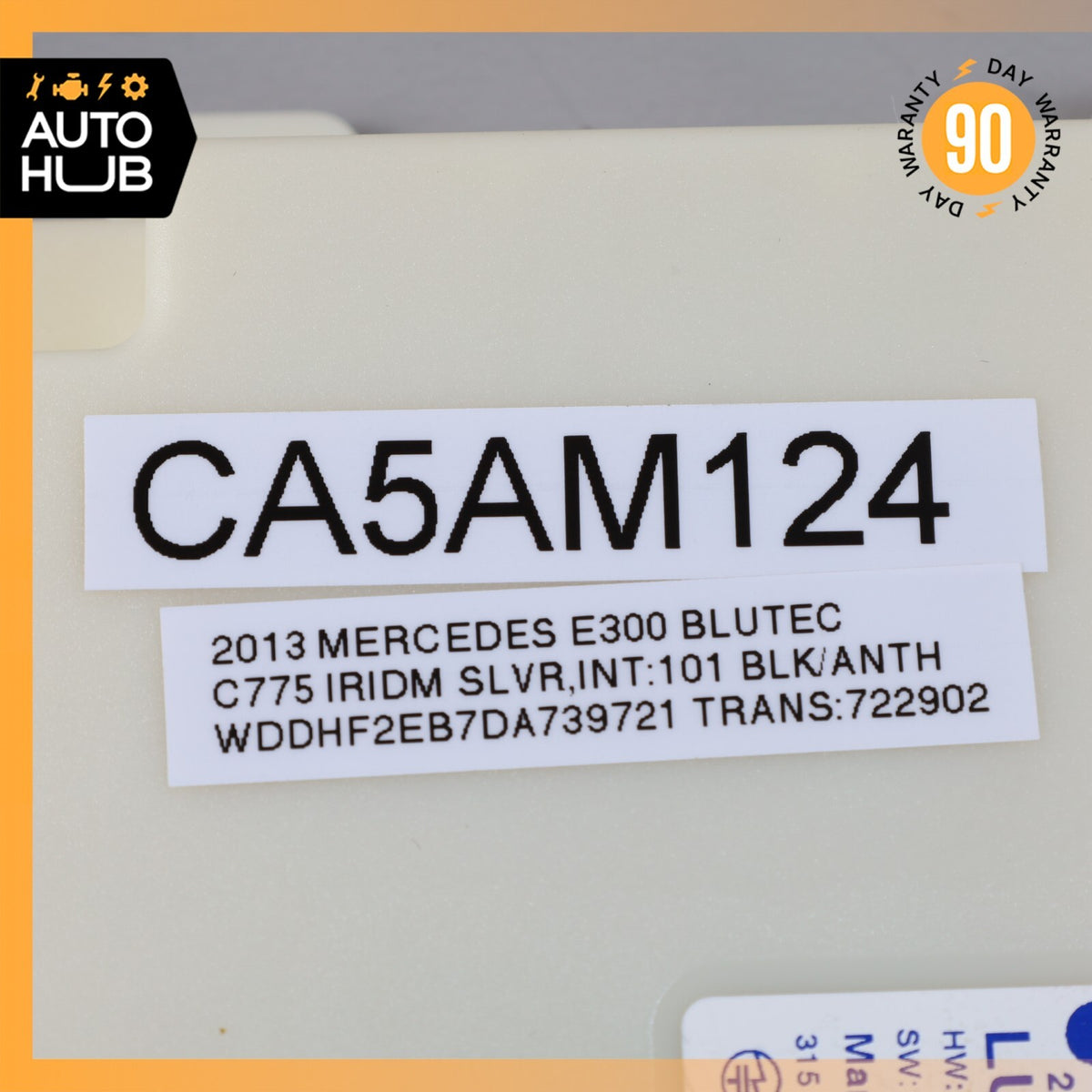 10-15 Mercedes W212 E350 CLS63 AMG Keyless Go Entry Control Module OEM 48k - photo 8
