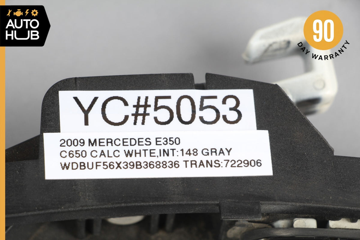 03-09 Mercedes W211 E350 E550 Exterior Door Handle Rear Left Side White OEM - photo 12