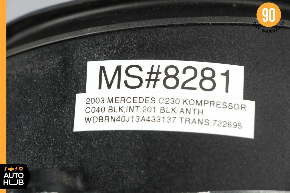 01-05 Mercedes W203 C240 C320 Door Audio Sound Speaker 2038201202 OEM - photo 12