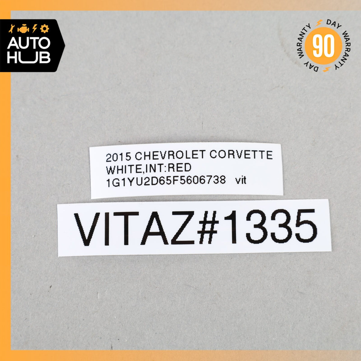 2015 Chevrolet Corvette C7 Z06 Windshield Wiper Switch OEM 14k - photo 11
