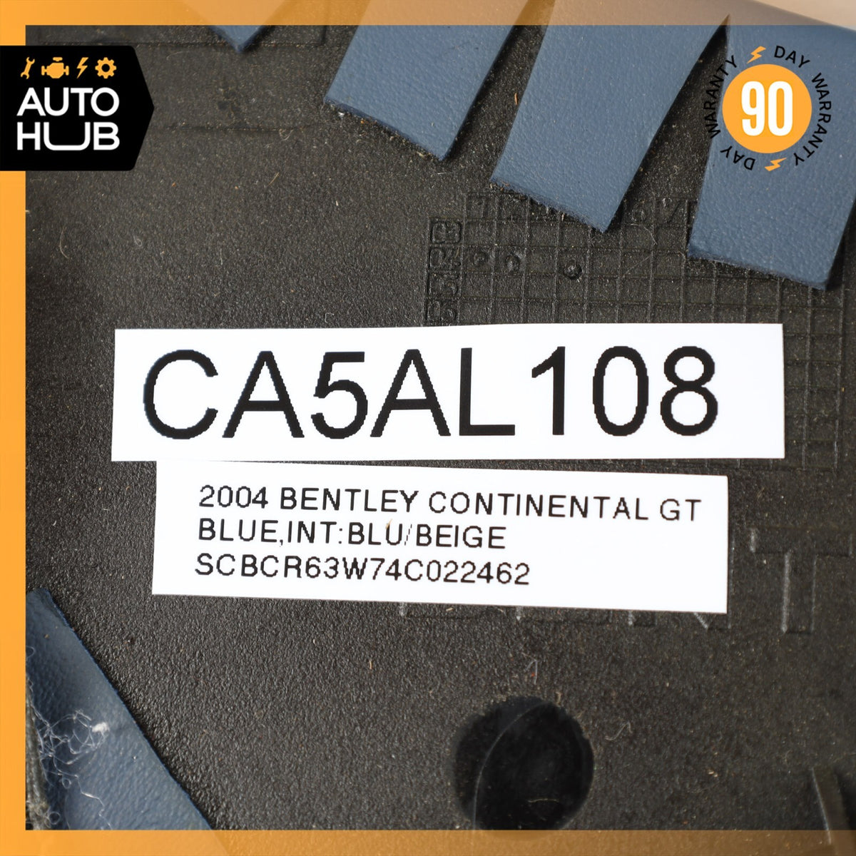 03-10 Bentley Continental GT Coupe Rear Right Quarter Upper C Pillar OEM 36k - photo 15