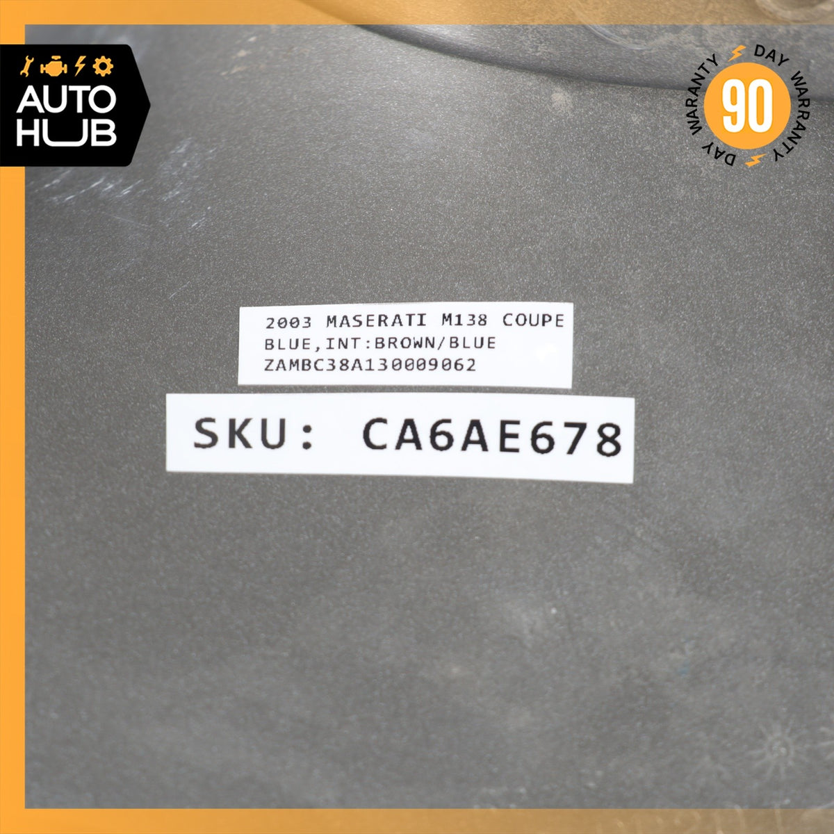02-07 Maserati M138 4200 Coupe GranSport 4.2L Engine Bay Cover Panel Right OEM - photo 13