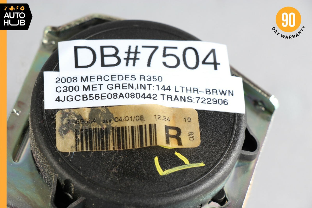 06-08 Mercedes W251 R350 ML350 Front Right Side Seat Belt Seatbelt Beige OEM - photo 11