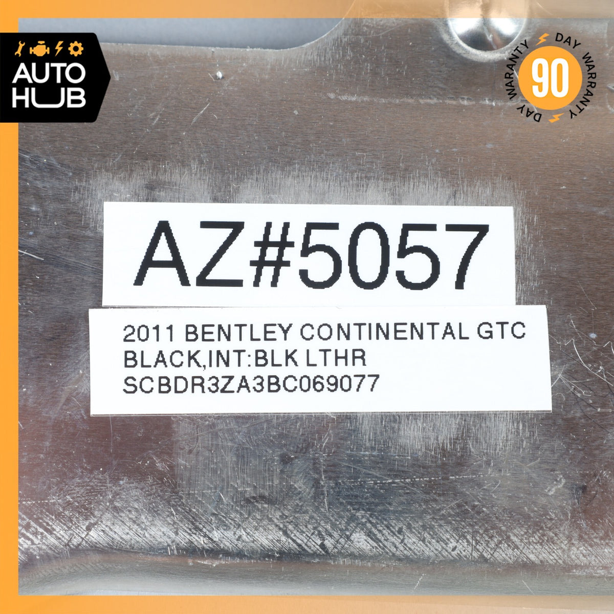 03-12 Bentley Continental GTC GT Battery Control Module Unit Bracket OEM 59k - photo 12