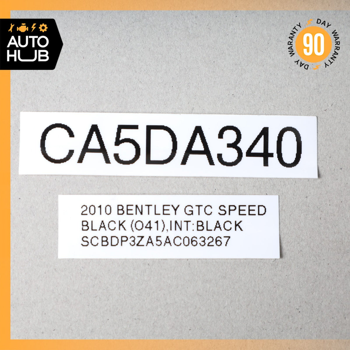 08-12 Bentley Continental GTC GT Rear View Backup Back Up Camera 3W0980551 OEM - photo 13