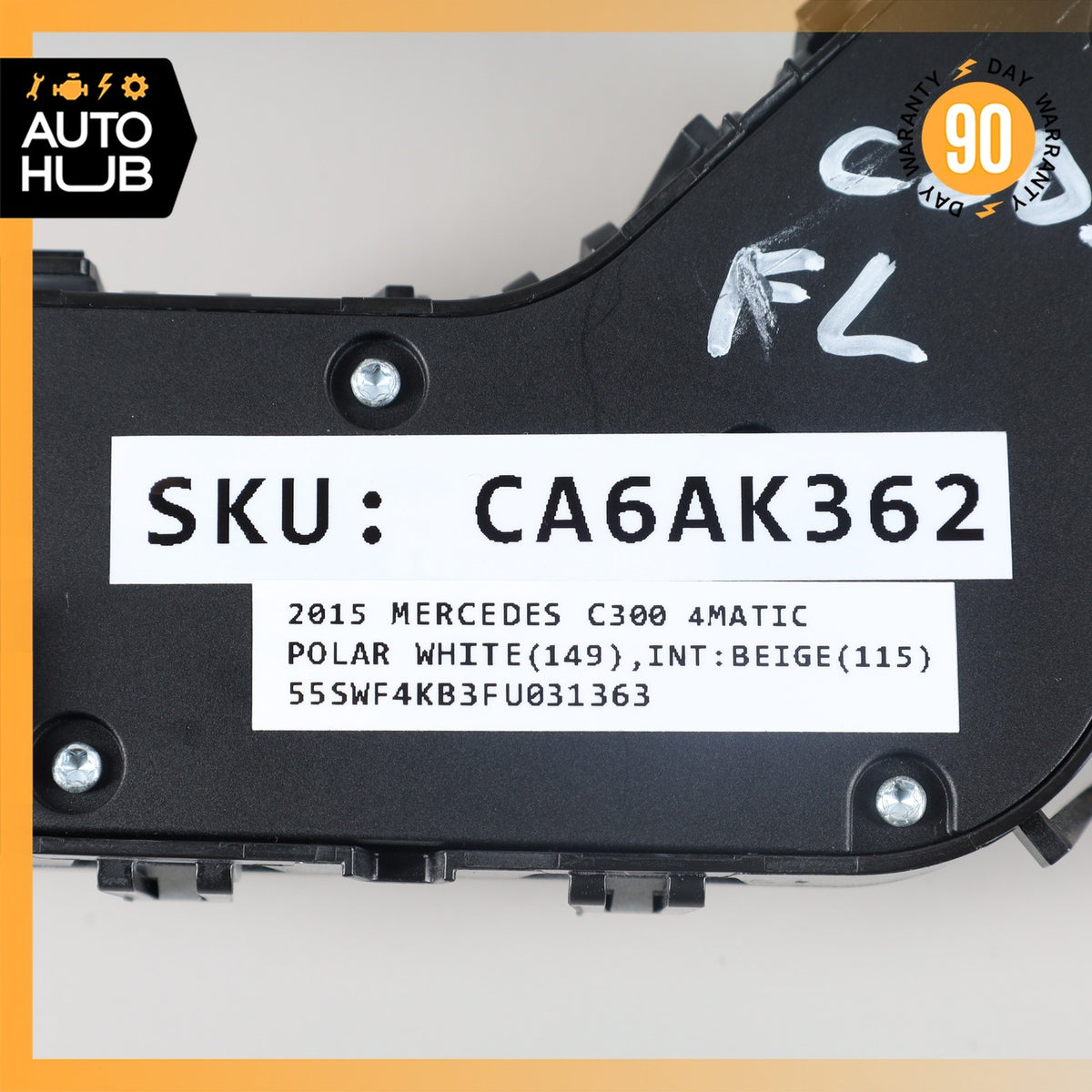 15-21 Mercedes W205 C300 GLC43 AMG Left Driver Seat Control Switch Module OEM - photo 11