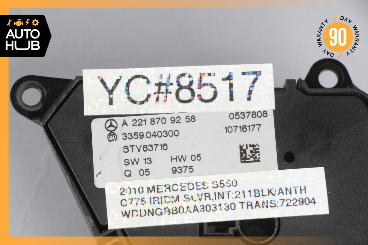 07-14 Mercedes W221 S550 CL63 Front Left Driver Seat Control Memory Switch OEM - photo 10