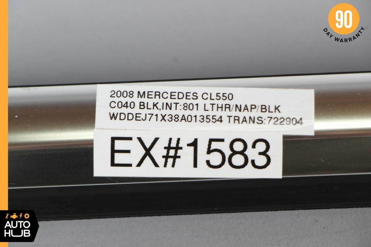 07-13 Mercedes W216 CL550 CL65 AMG Sealing Rail Left Rear Side Window 2166700138 - photo 12