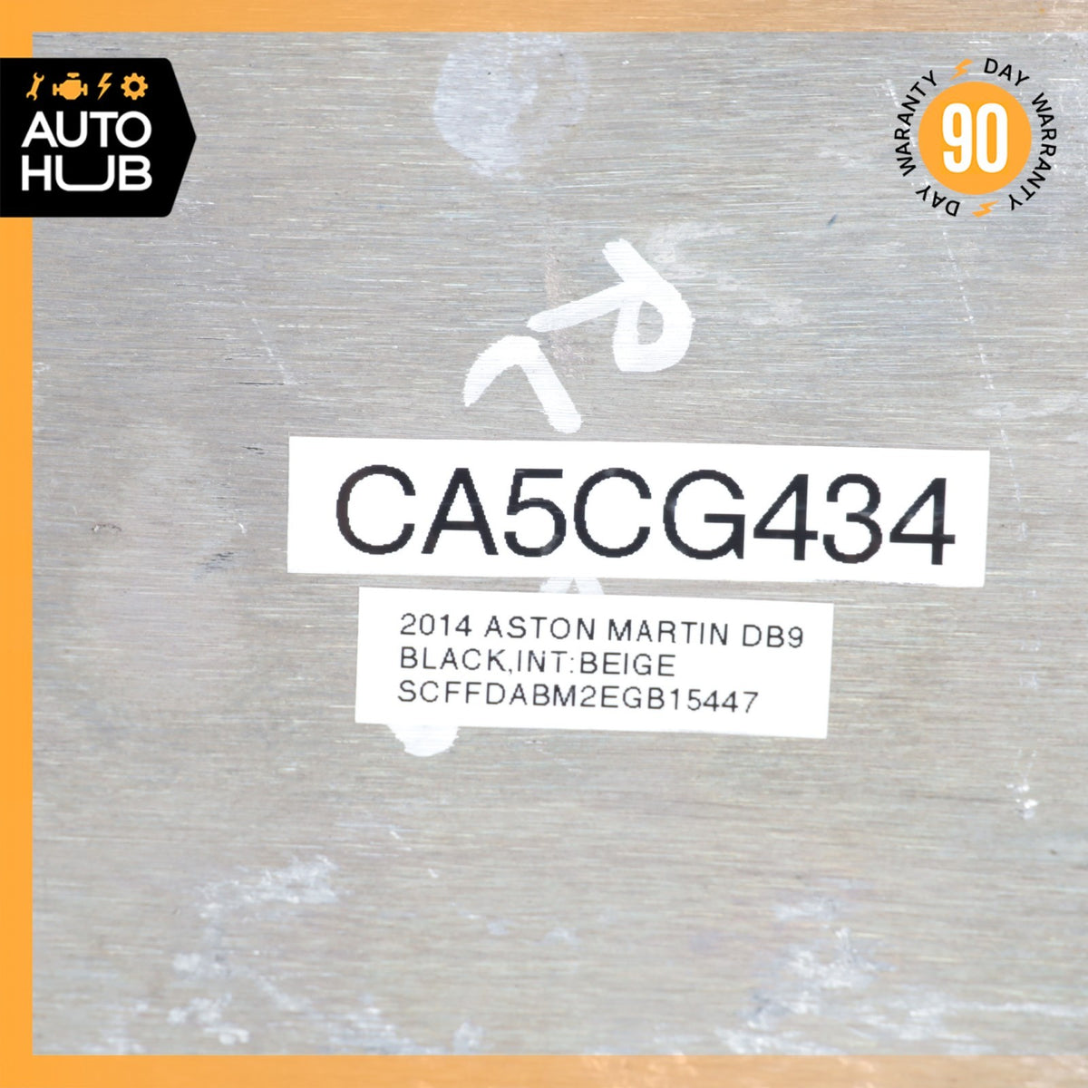 08-18 Aston Martin DB9 DBS Rear Left Shock Strut Mount Bracket 6G3318A001AC OEM - photo 13