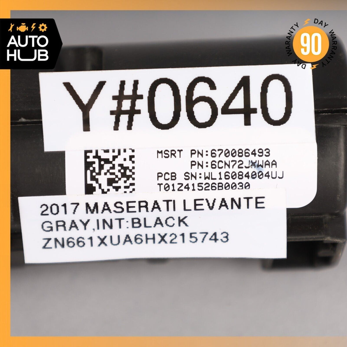 13-22 Maserati Levante M161 Ghibli M157 Push Start Ignition Button OEM 44k - photo 9