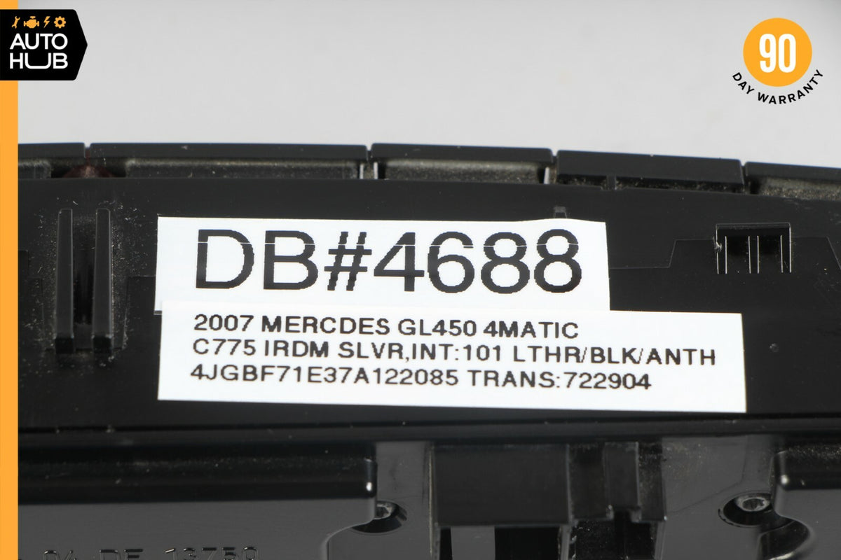 06-12 Mercedes X164 GL450 ML450 Hazard Control Switch Panel 1648709210 OEM - photo 11