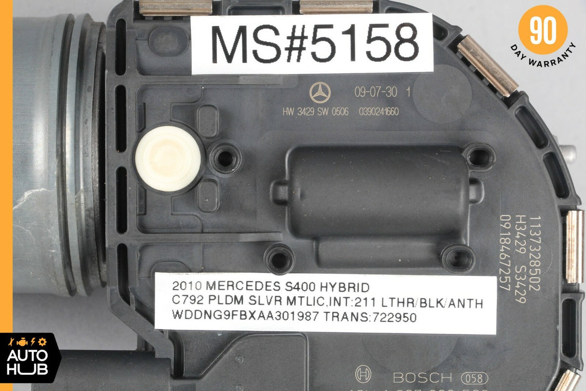 07-14 Mercedes W221 S400 CL550 S63 AMG Windshield Wiper Motor 1397220588 OEM - photo 11