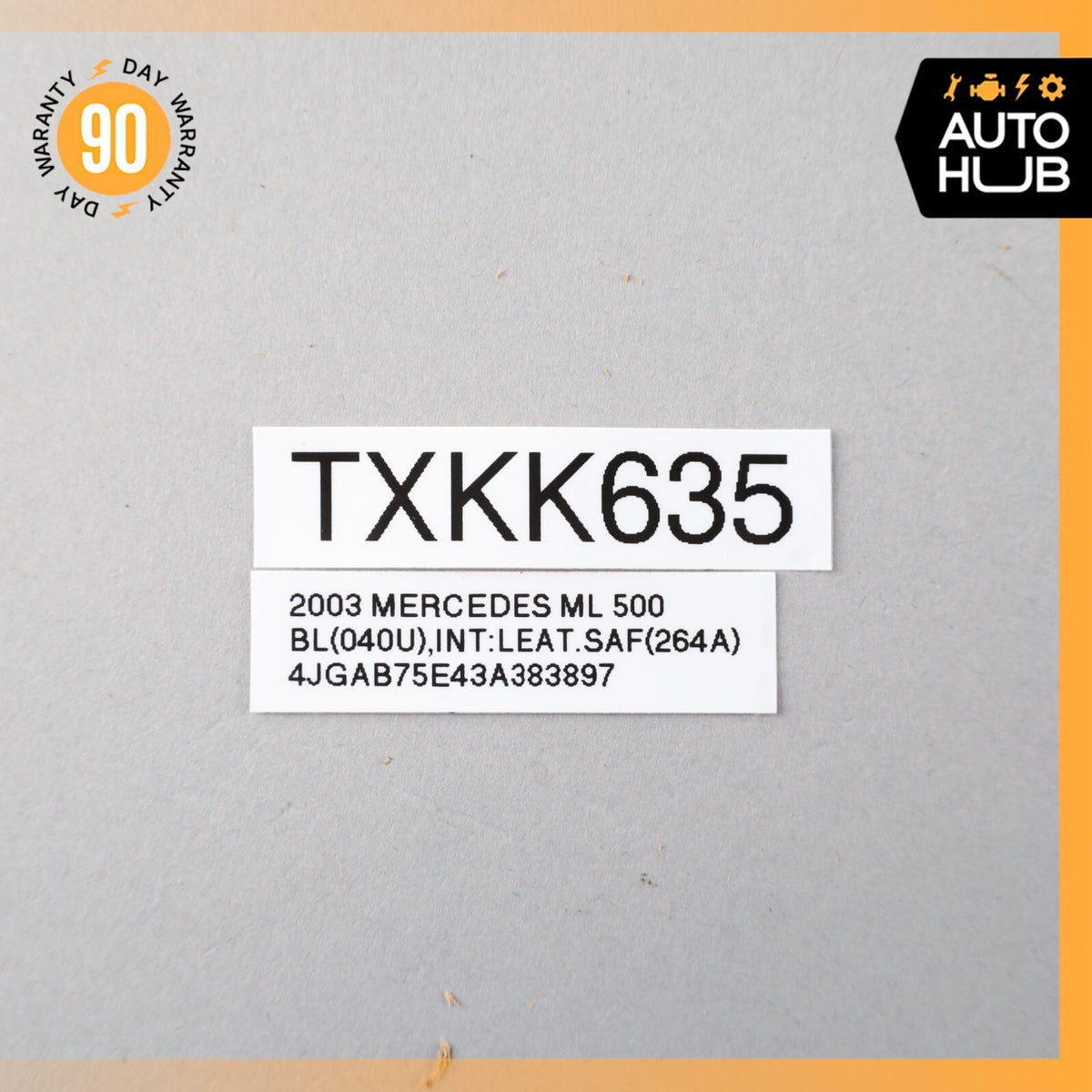 02-05 Mercedes W163 ML500 ML55 AMG D-Pillar Tweeter Speaker Rear Left Side OEM - photo 7
