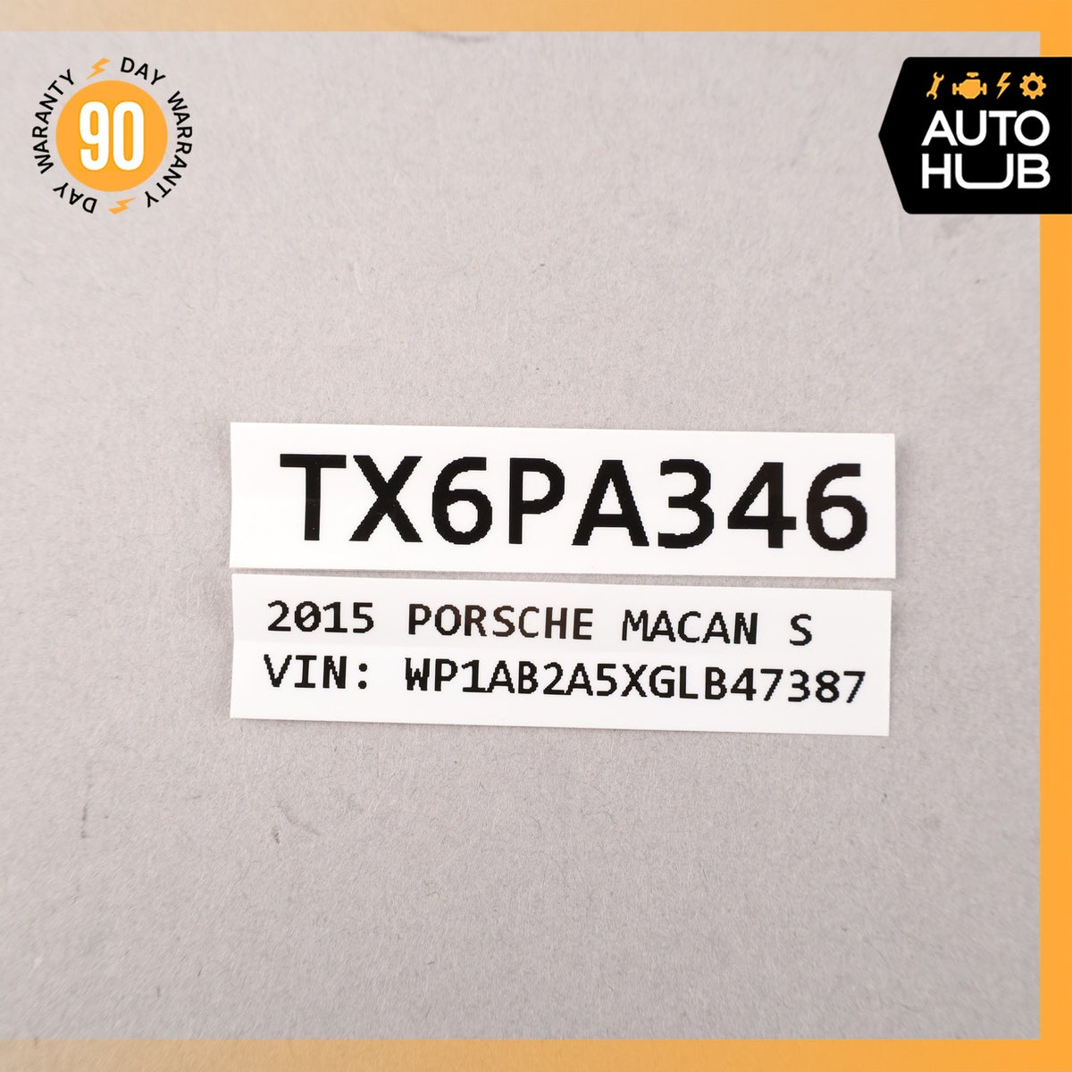 Porsche Macan 95B S Gateway Control Module 95B907801C OEM 74k - photo 10