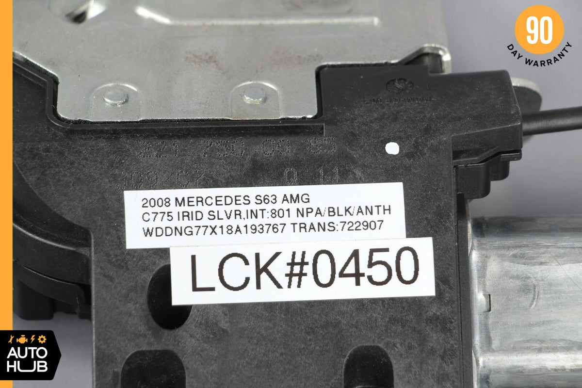 07-14 Mercedes W221 S400 CL65 AMG Rear Trunk Lid Latch Lock Actuator w/ Key OEM - photo 12