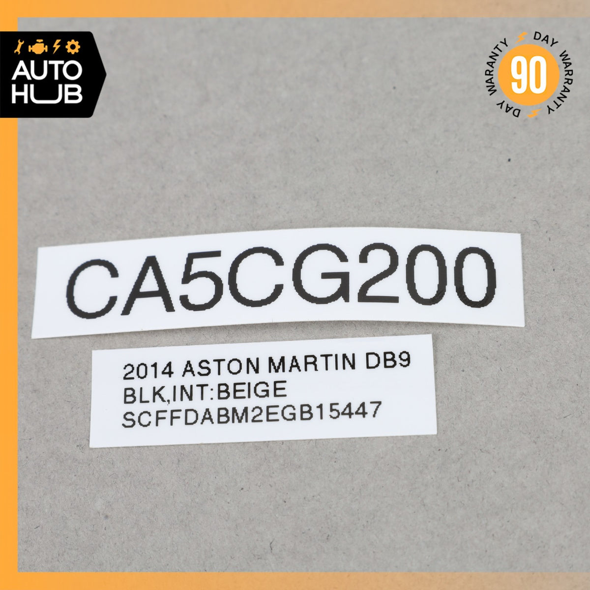 Aston Martin DB9 Triangle Mirror Cover Left Side 9G43830913AAW OEM 22k - photo 7