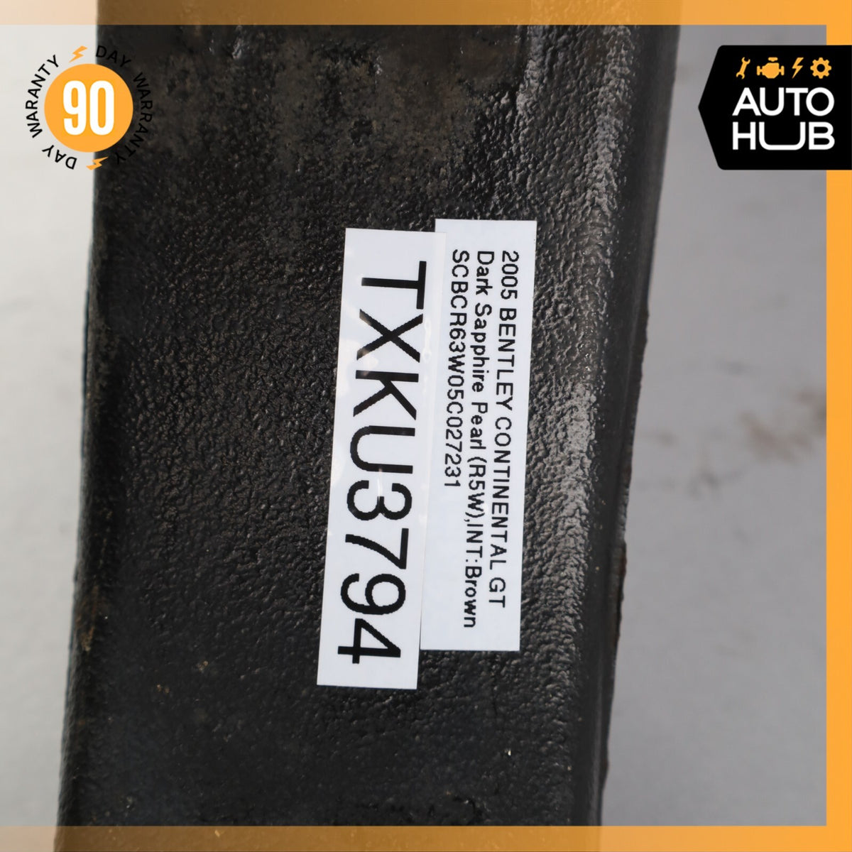03-07 Bentley Continental GT Coupe Front Right Side Spindle Knuckle Hub OEM 53k - photo 11