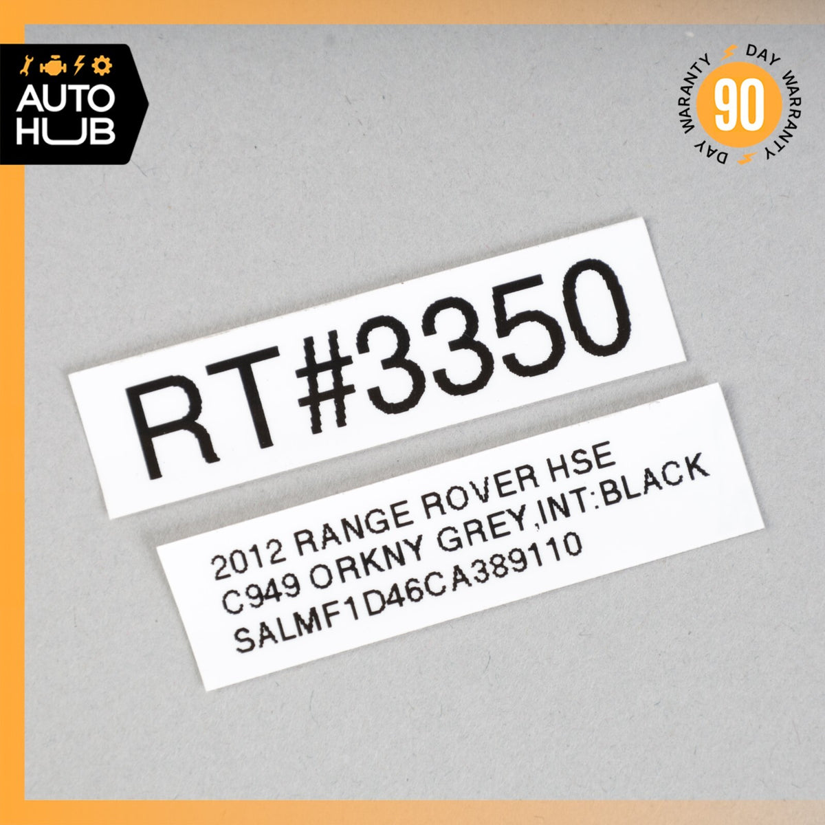 Land Rover Range Rover L322 HSE Steering Wheel Airbag Air Bag Black OEM 88k - photo 13
