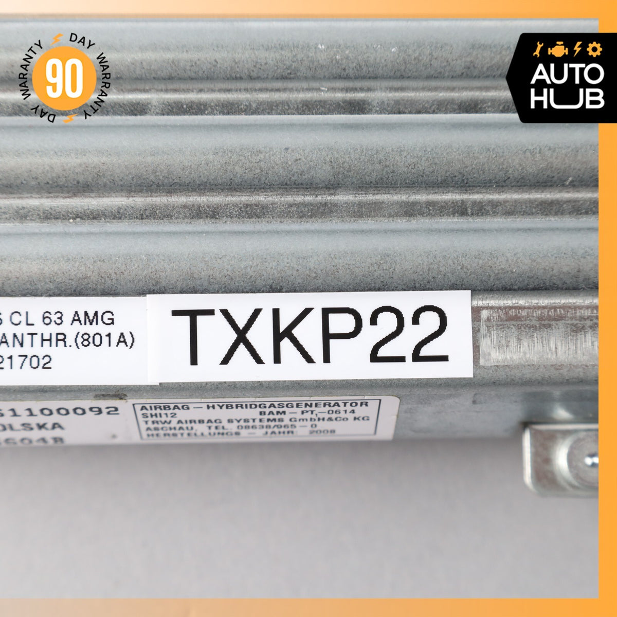 07-14 Mercedes W216 CL63 AMG CL550 Quarter Airbag Air Bag Rear Right Side OEM - photo 9