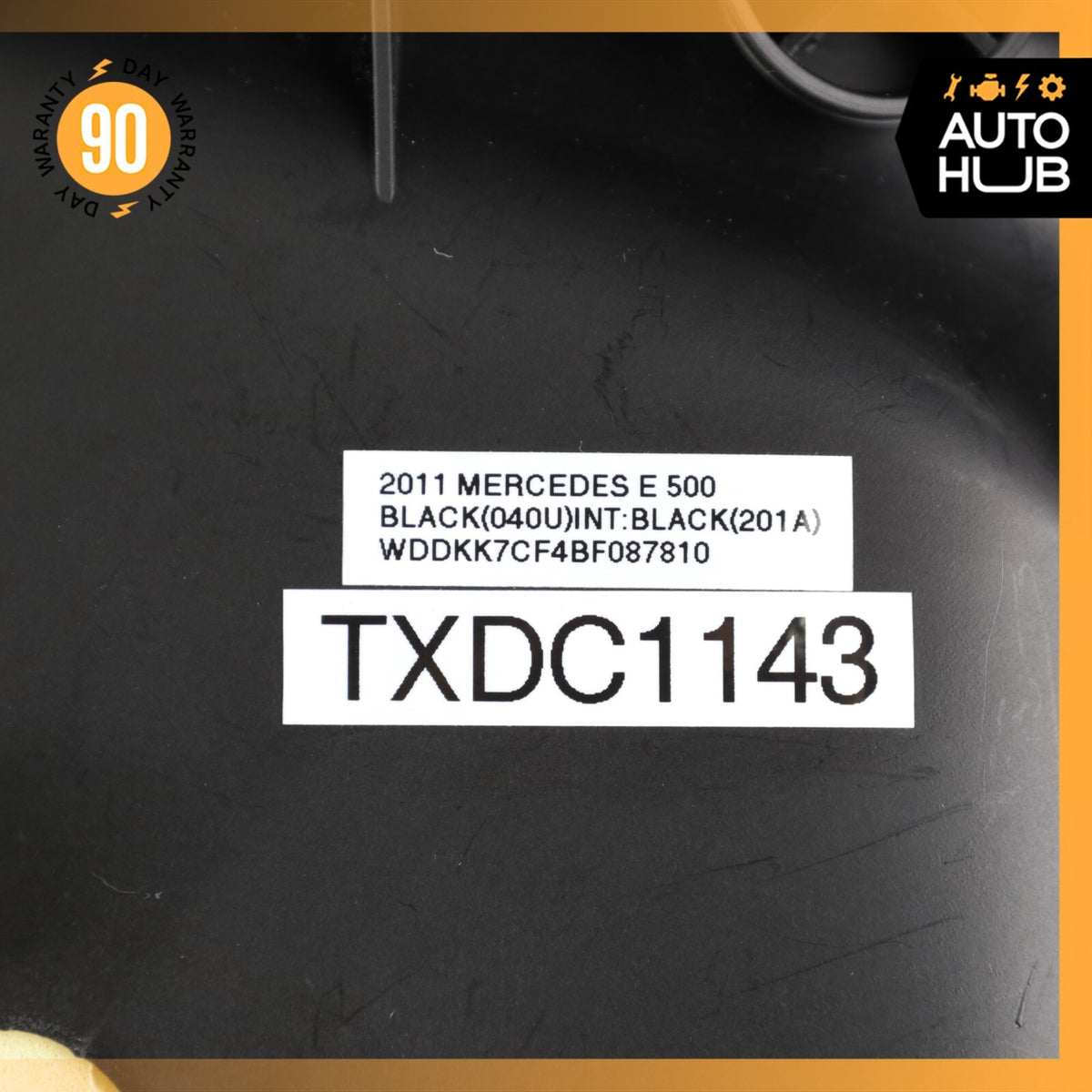 10-17 Mercedes W207 E550 E350 E400 Front Left Side Seat Cushion Upper Black OEM - photo 19