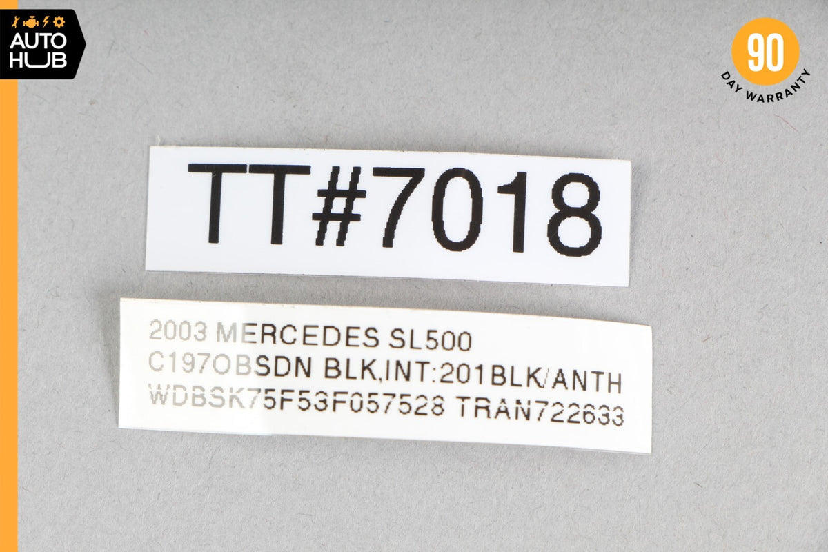 Mercedes R230 SL500 Convertible Top Main Drive Lift Cylinder Right Side OEM 83k - photo 12