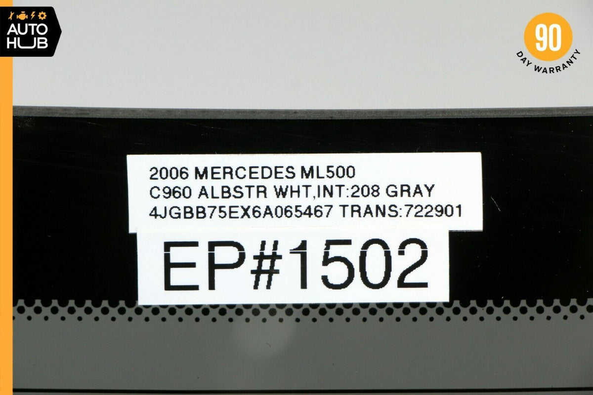 06-11 Mercedes W164 ML500 ML63 AMG ML320 Rear Hatch Trunk Windshield Glass OEM - photo 11