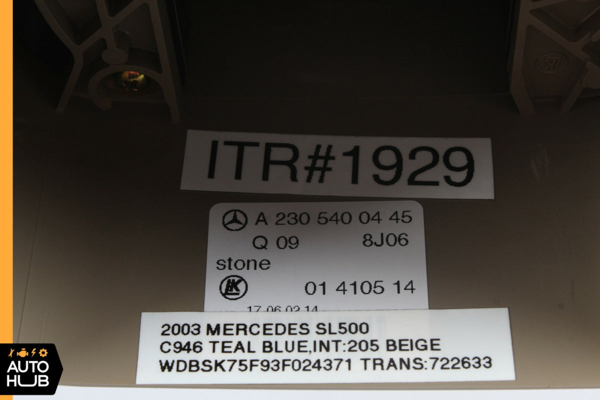 03-06 Mercedes R230 SL500 SL55 Steering Column Control Switch & Clock Spring OEM - photo 12