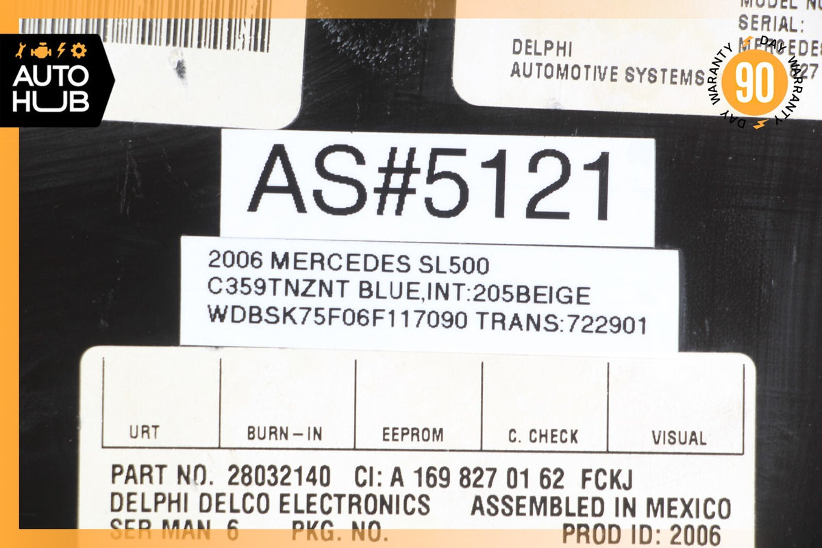 03-09 Mercedes R230 SL500 SLK350 GL450 CL550 Sirius Satellite Radio Receiver OEM - photo 12