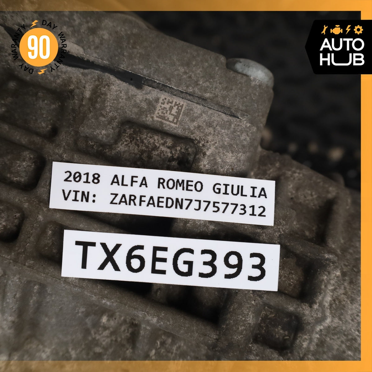 17-20 Alfa Romeo 952 Giulia 2.0L AWD Front Differential Diff Axle Carrier OEM - photo 13