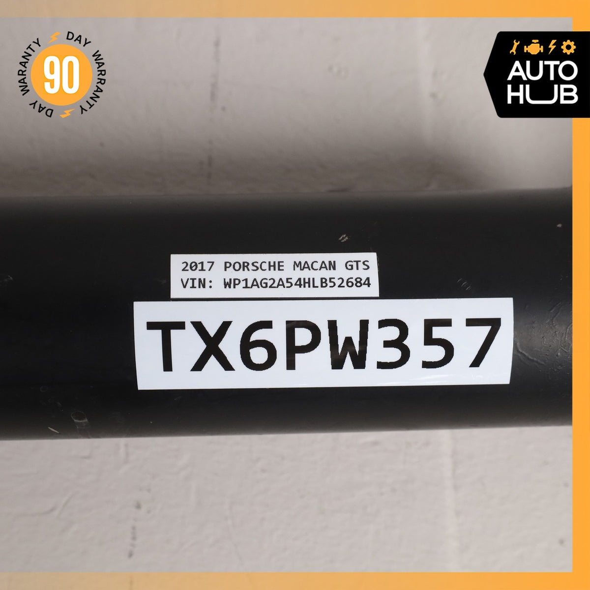 16-18 Porsche 95B Macan GTS S Rear Axle Driveshaft Drive Shaft Propeller OEM 46k - photo 9
