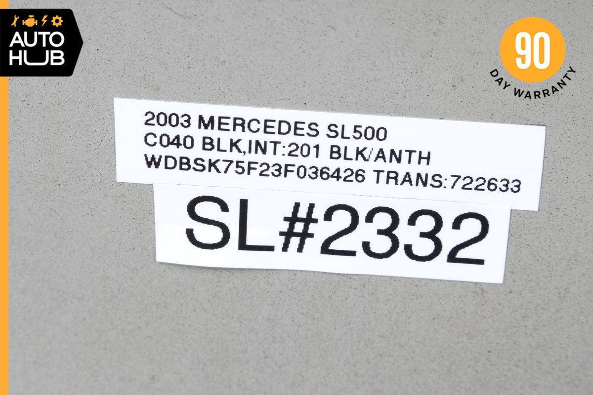 03-08 Mercedes R230 SL500 SL55 AMG SL550 Fender Front Left Driver Side Black OEM - photo 12