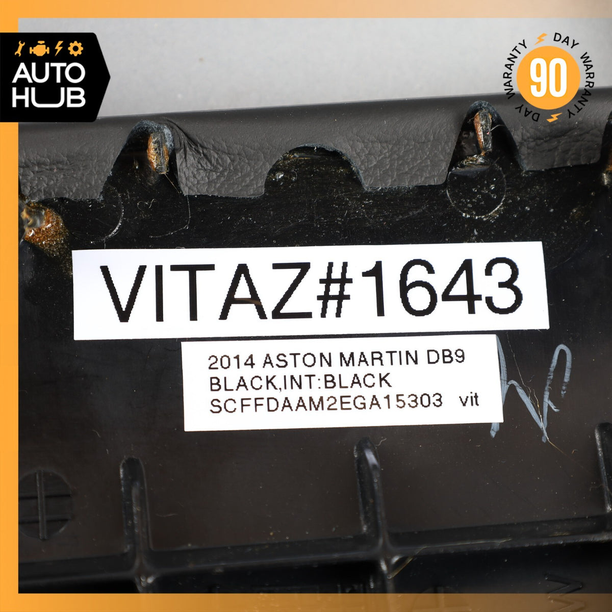13-16 Aston Martin DB9 Left Side Upper Inner Cover Air Vent Trim OEM 35k - photo 13