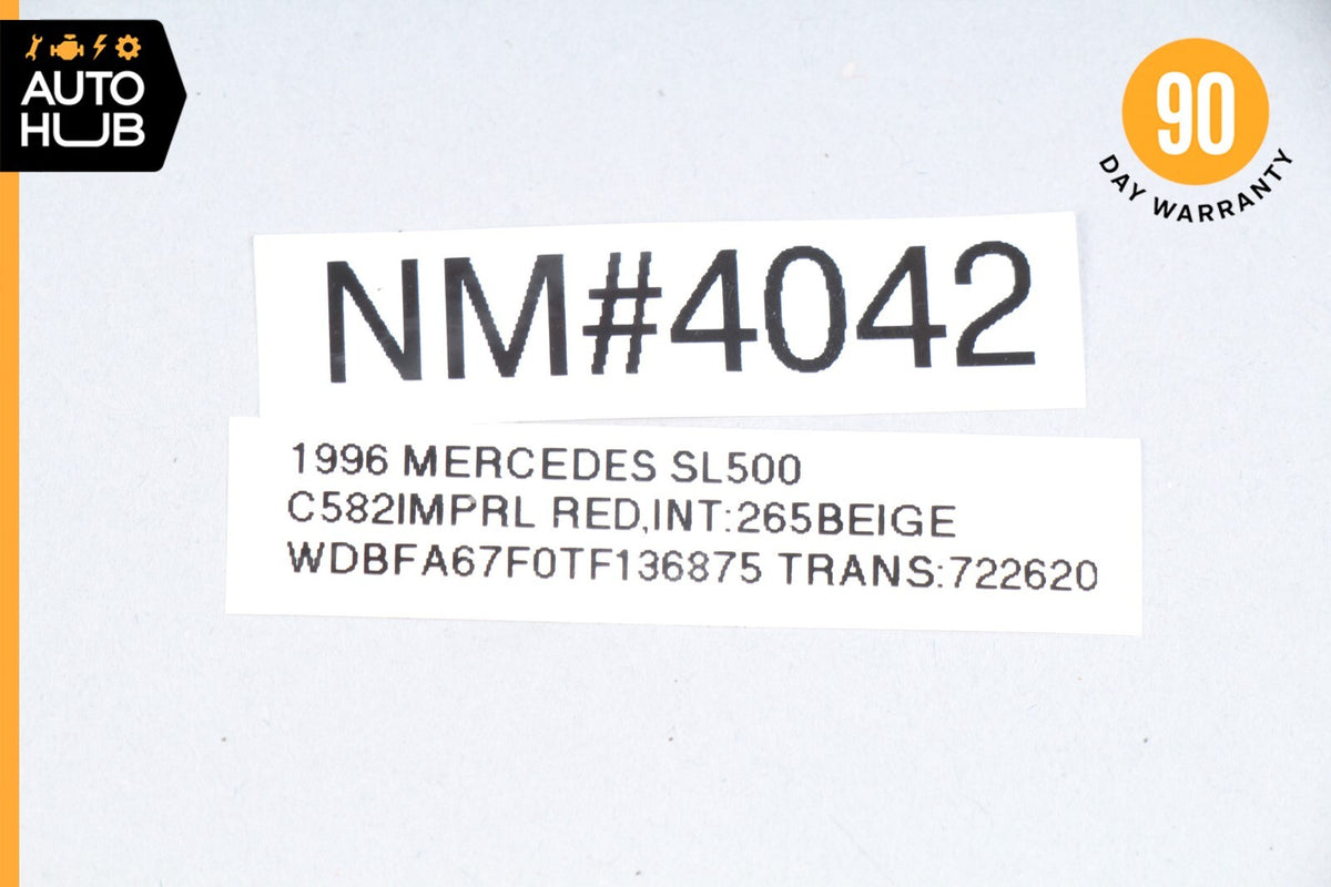 90-04 Mercedes R129 SL500 SL320 300SL SLK230 Convertible Top Control Switch OEM - photo 10