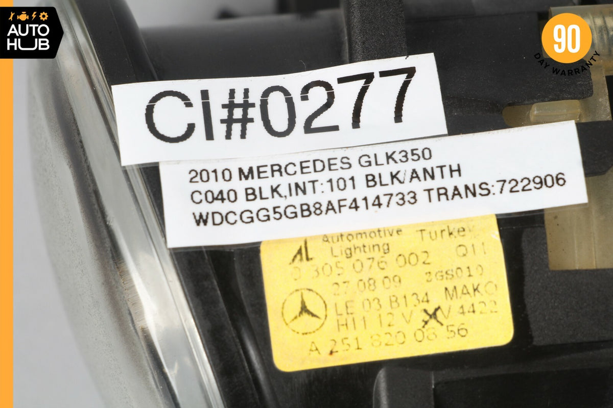 Mercedes X204 GLK350 E350 Front Right Passenger Side Bumper Fog Light Lamp OEM - photo 8