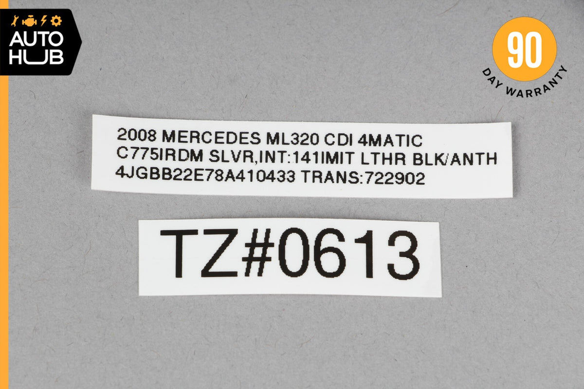 06-12 Mercedes W164 ML320 GL550 ML350 Sun Visor Sunvisor Right Side Gray OEM - photo 12