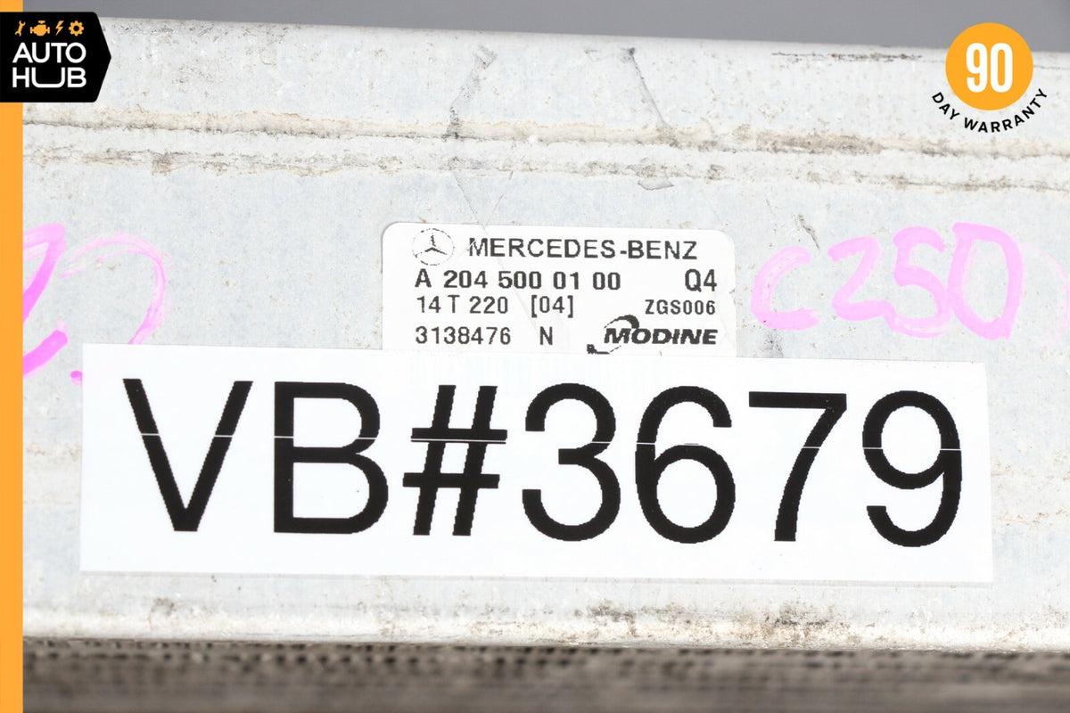 12-15 Mercedes W204 C250 SLK250 M271 Intercooler Air Cooler Radiator OEM - photo 12