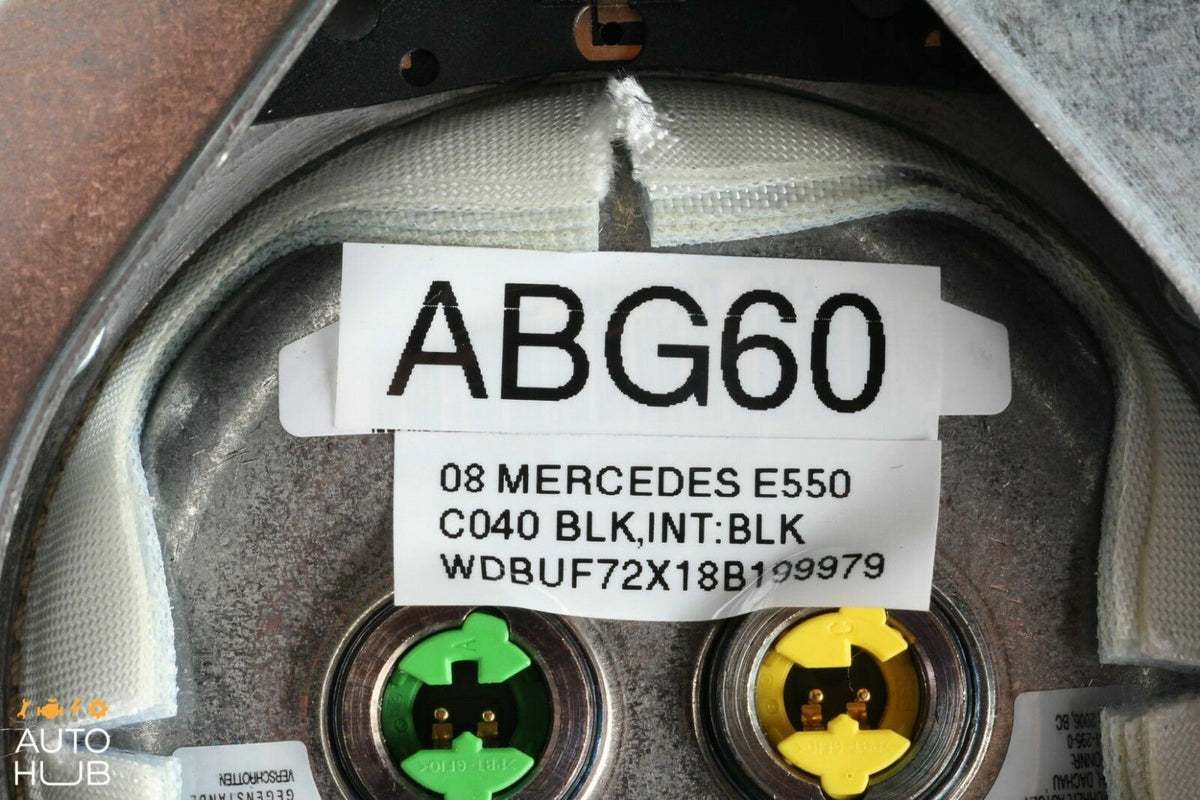 Mercedes W211 CLK500 E350 SL500 Steering Wheel Airbag Air Bag Black OEM - photo 12