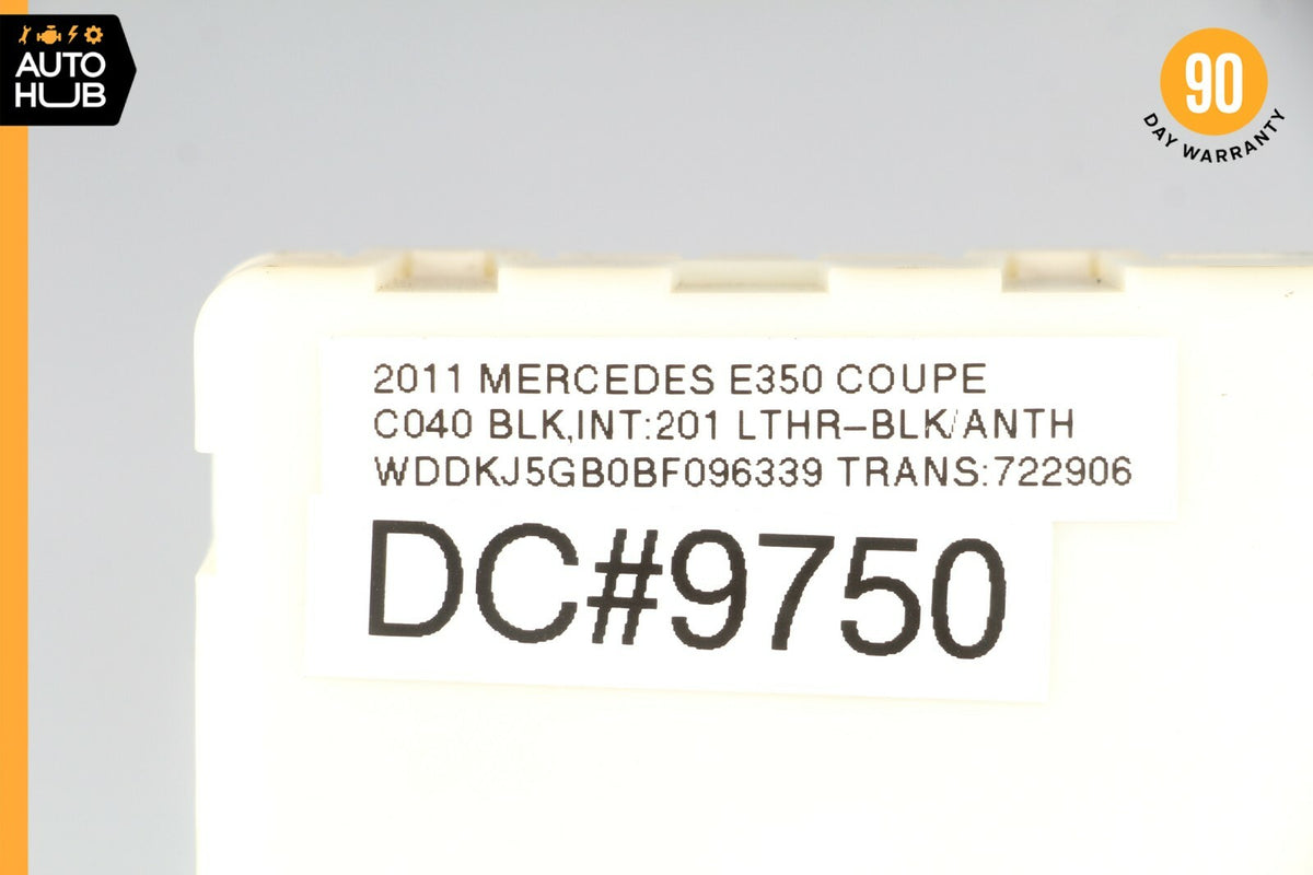 10-17 Mercedes W207 E350 E550 Coupe Rear Window Regulator Control Module OEM - photo 8